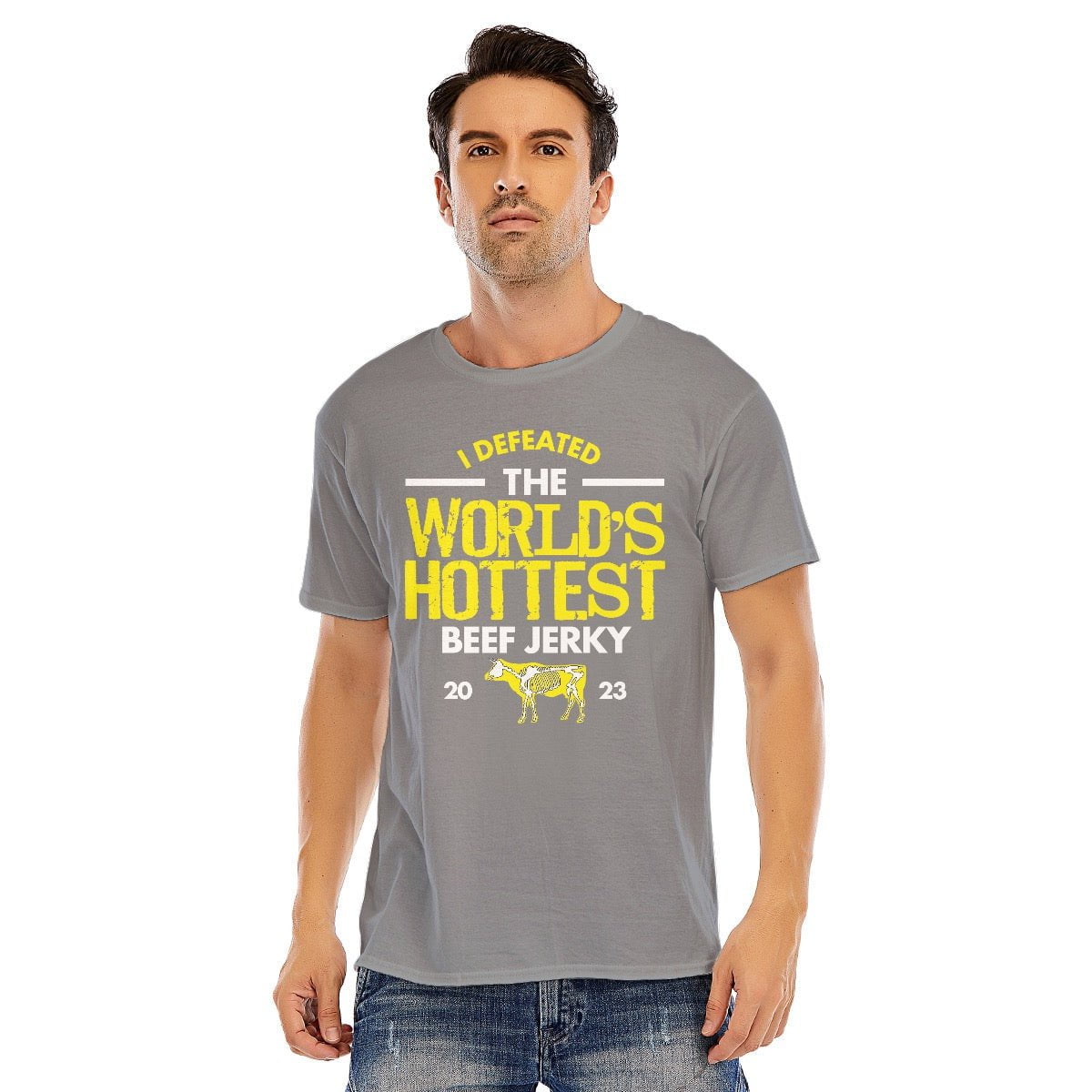 World's Hottest Beef Jerky 2023 Challenge Defeated Commemorative T-Shirt by Yoycol
