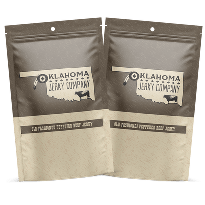 Old Fashioned Style Beef Jerky - Peppered by Oklahoma Jerky Company