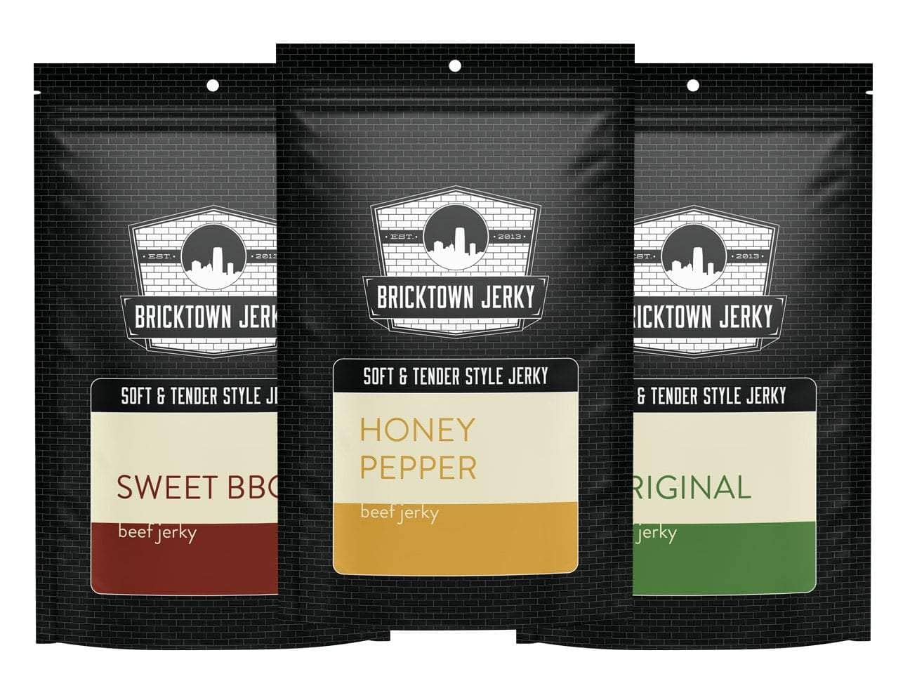 3 Pack EasierToChew Beef Jerky Starter Bundle