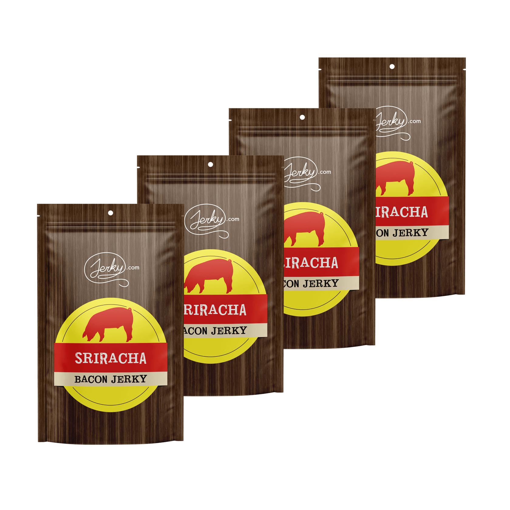 Sriracha Bacon Jerky Made with Real Bacon