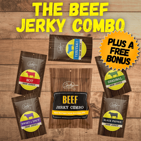 Beef Jerky Combo Offer + 1 FREE Bonus by Jerky.com