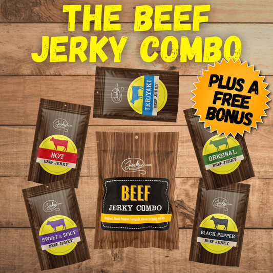 Beef Jerky Combo Offer + 1 FREE Bonus by Jerky.com