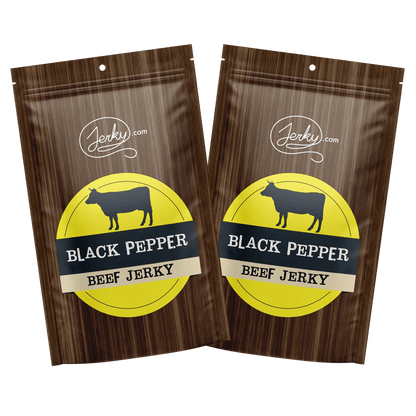 All-Natural Beef Jerky - Black Pepper - 1 Pound Bag by Jerky.com