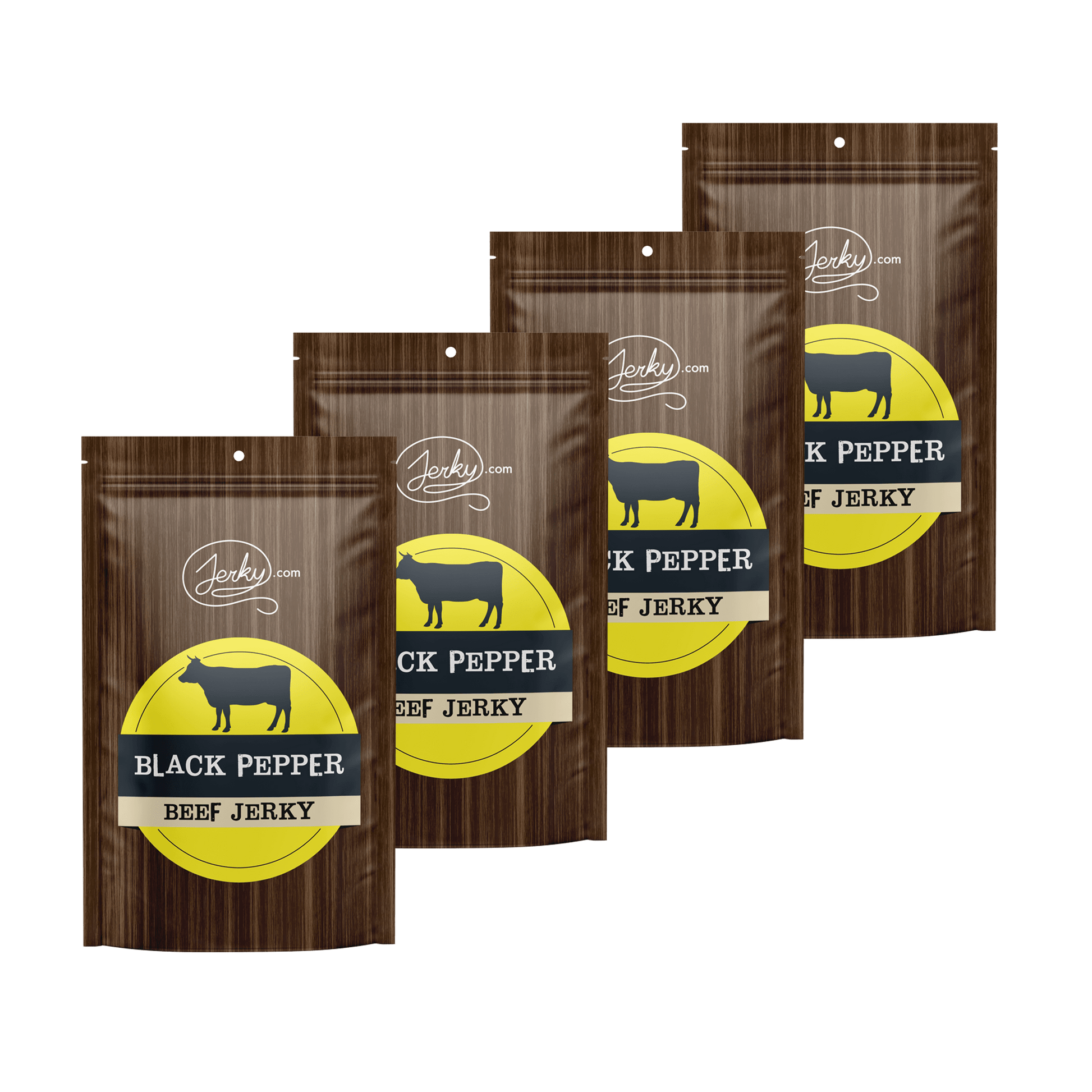 All-Natural Beef Jerky - Black Pepper - 1 Pound Bag by Jerky.com