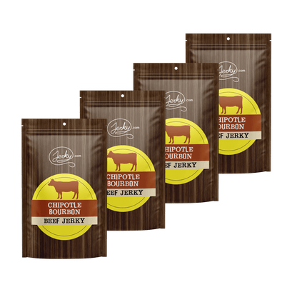 All-Natural Beef Jerky - Chipotle Bourbon - 1 Pound Bag by Jerky.com