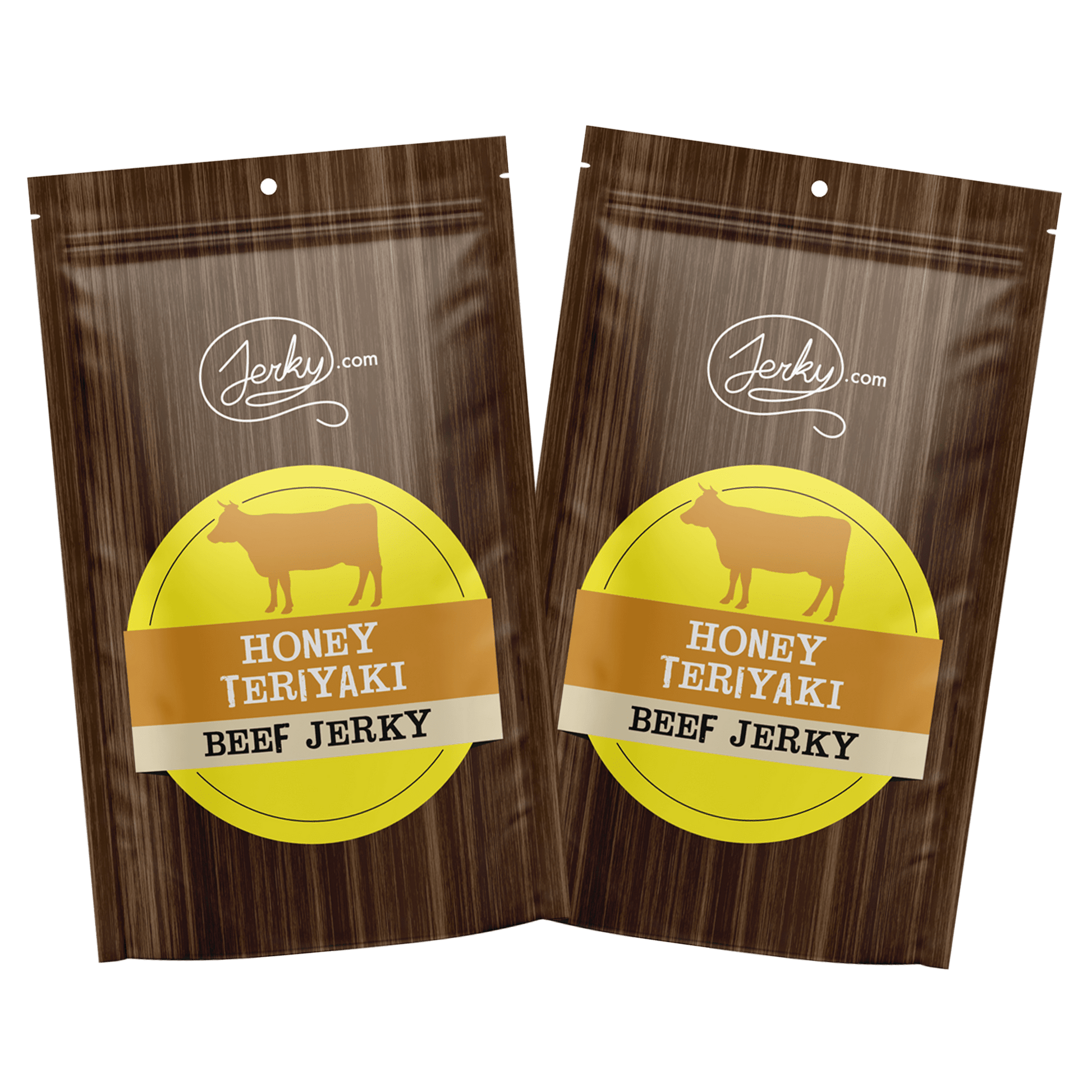 All-Natural Beef Jerky - Honey Teriyaki - 1 Pound Bag by Jerky.com