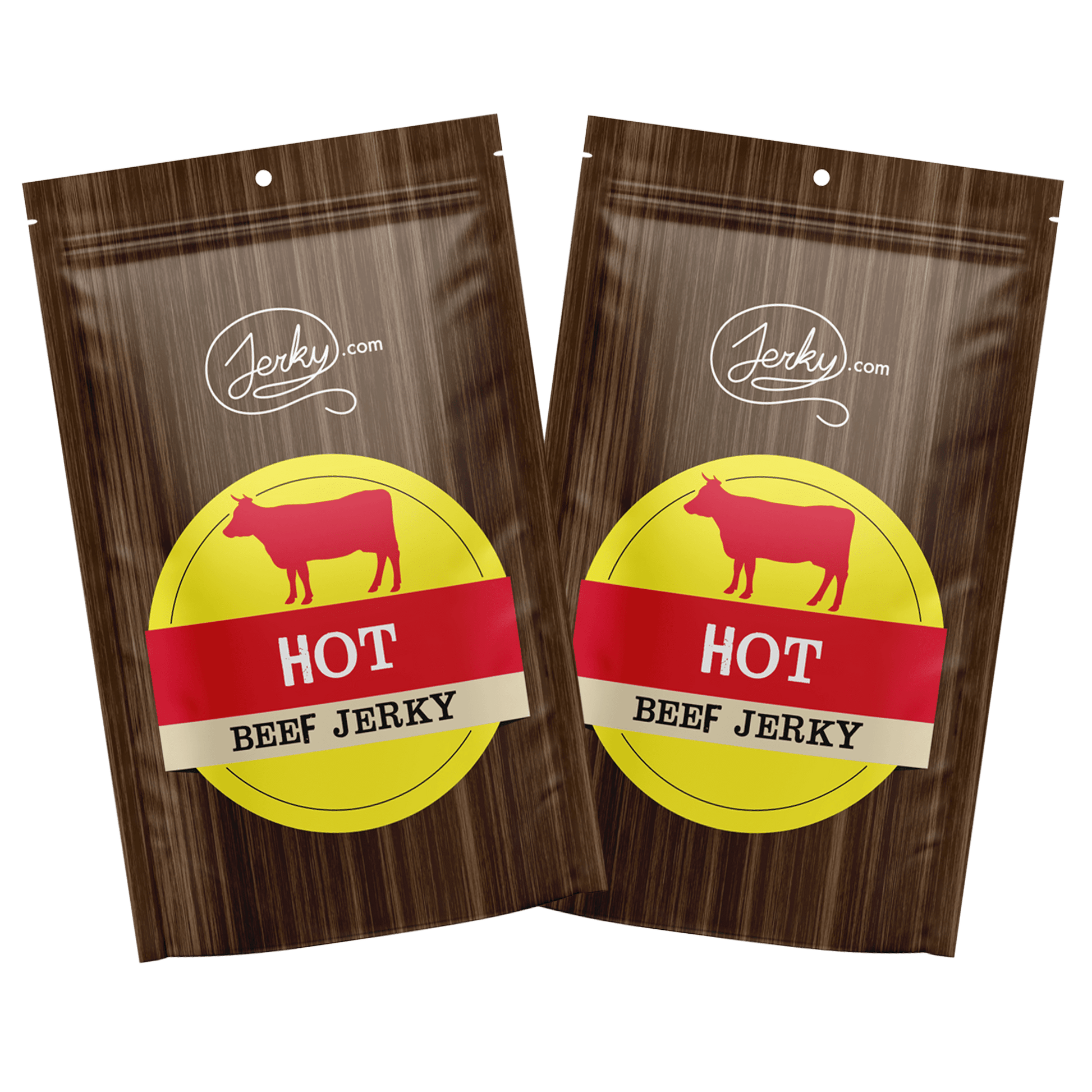 All-Natural Beef Jerky - Hot - 1 Pound Bag by Jerky.com