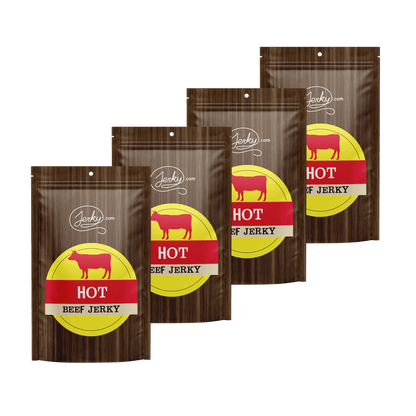All-Natural Beef Jerky - Hot - 1 Pound Bag by Jerky.com
