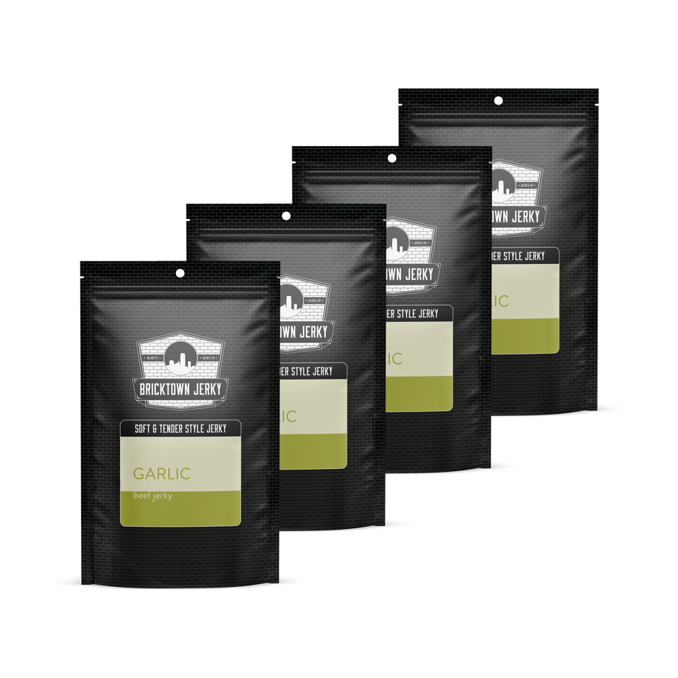 Soft and Tender Style Beef Jerky - Garlic by Bricktown Jerky
