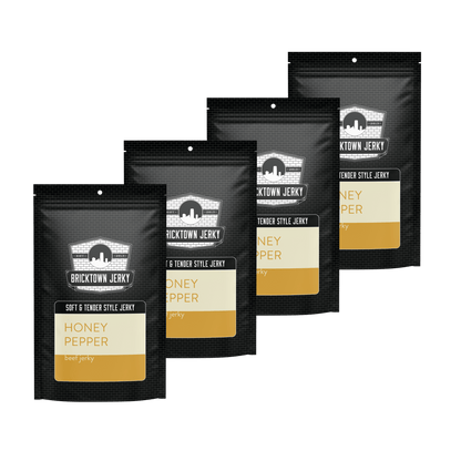 Soft and Tender Style Beef Jerky - Honey Pepper by Bricktown Jerky