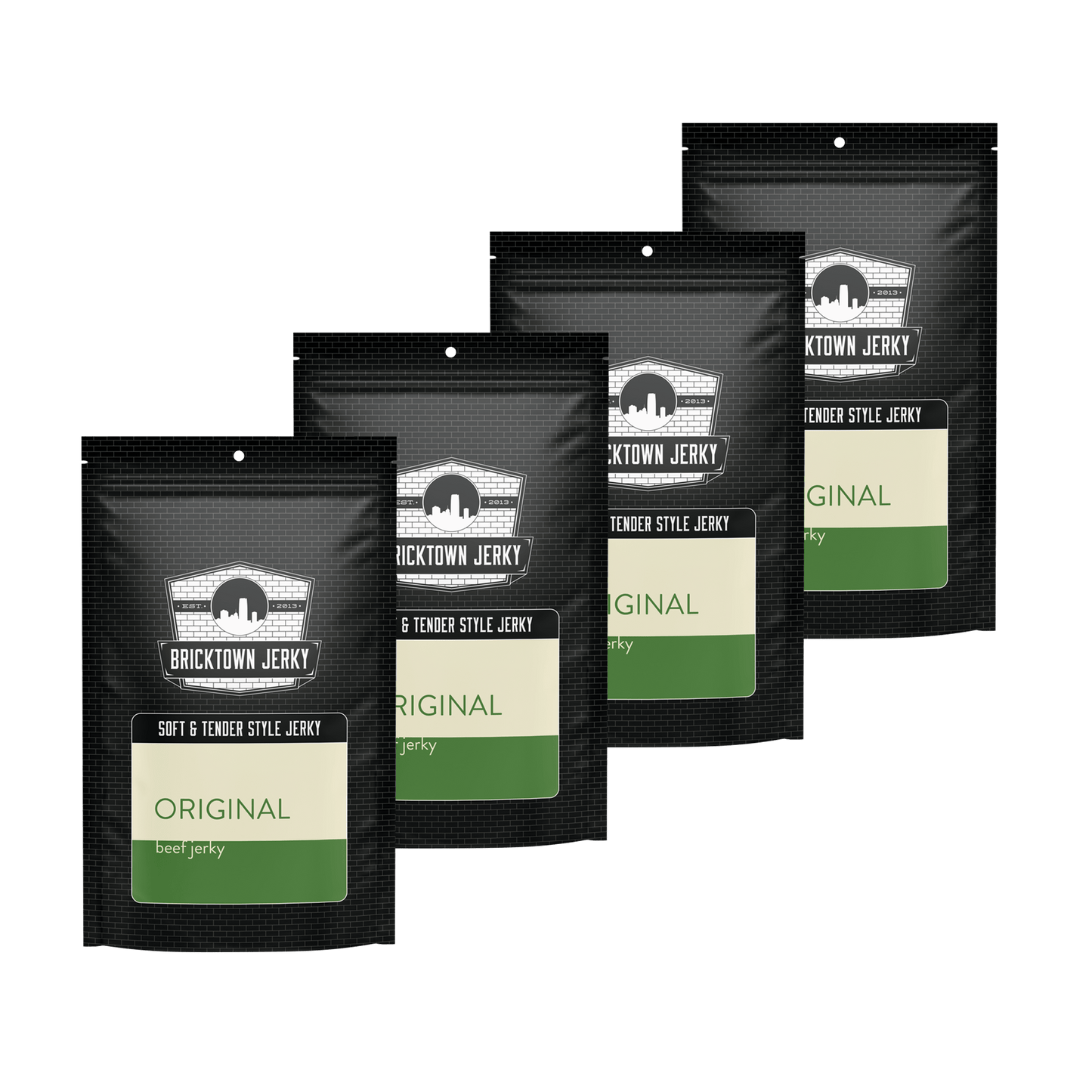 Soft and Tender Style Beef Jerky - Original by Bricktown Jerky