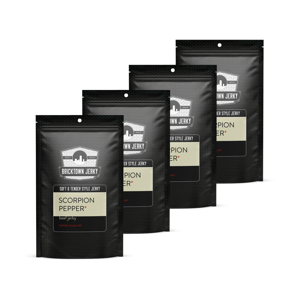 Soft and Tender Style Beef Jerky - Scorpion Pepper by Bricktown Jerky