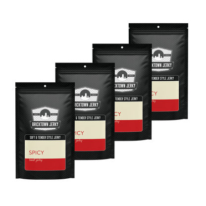 Soft and Tender Style Beef Jerky - Spicy by Bricktown Jerky