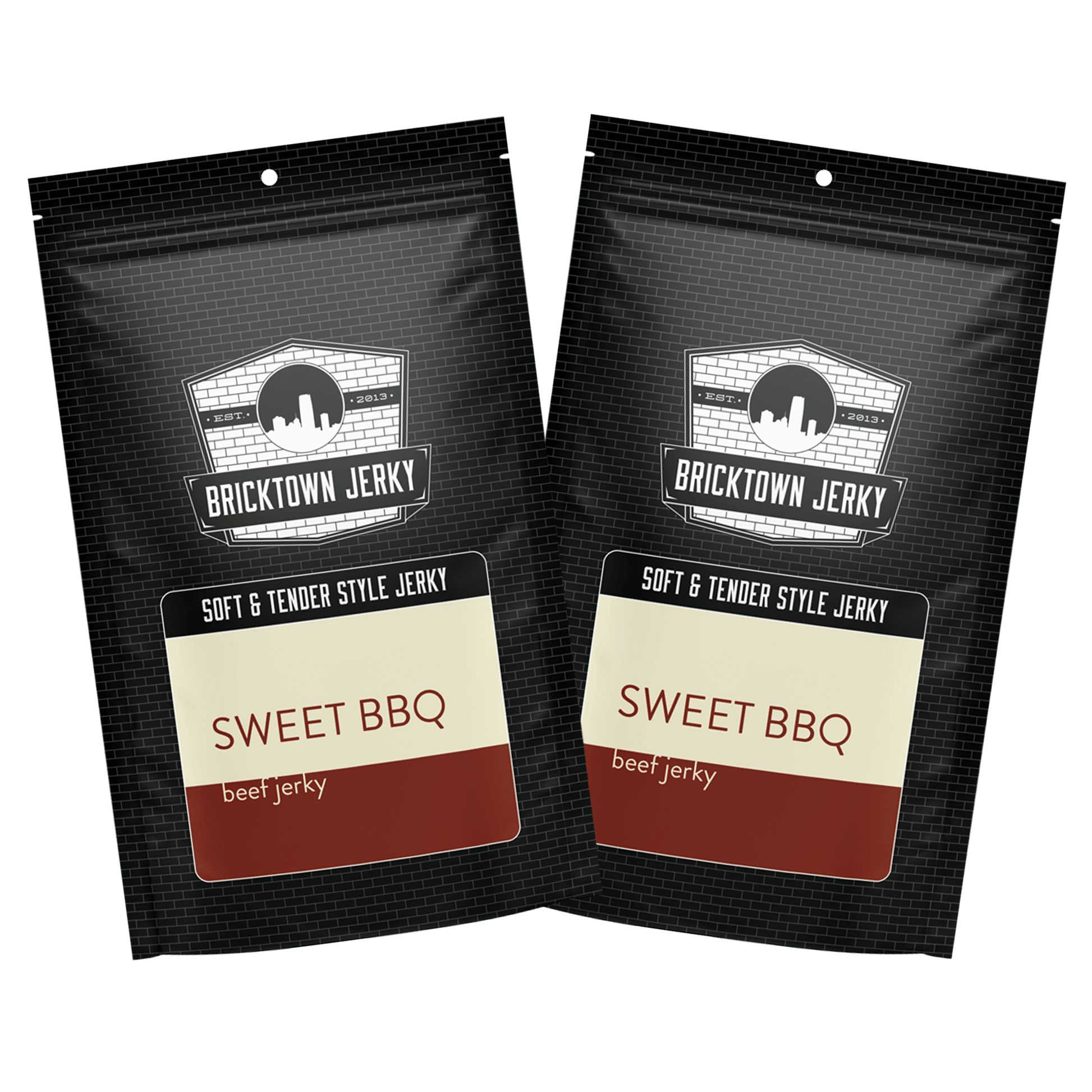 Soft and Tender Style Beef Jerky - Sweet BBQ by Bricktown Jerky