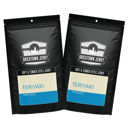 Soft and Tender Style Beef Jerky - Teriyaki - 1 Pound Bag by Bricktown Jerky