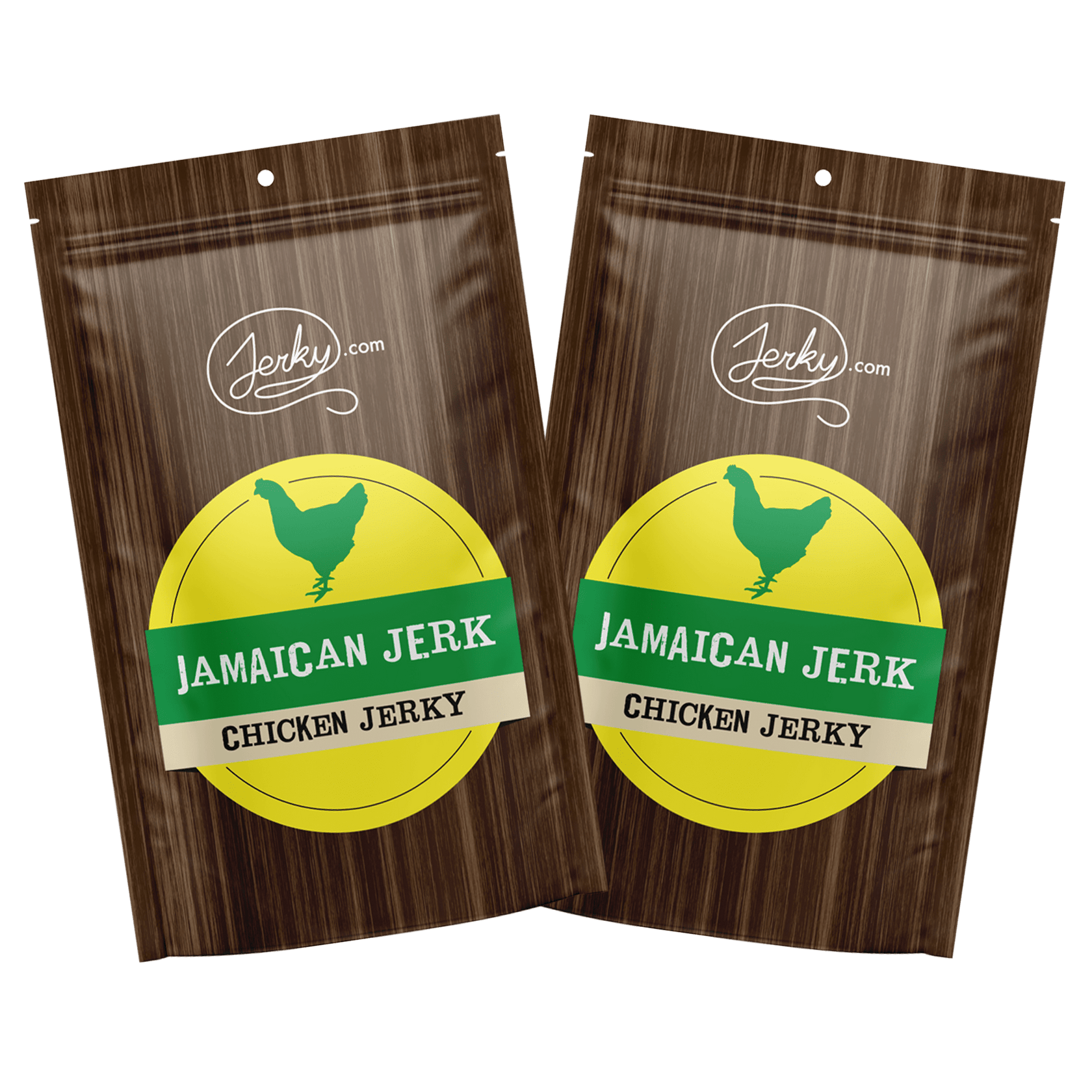 Jamaican Jerk Chicken Jerky marinated with a subtle jamaican spice