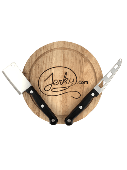Charcuterie Board and Knife Set by Jerky.com