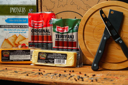 Meat and Cheese Charcuterie Gift Set by Jerky.com