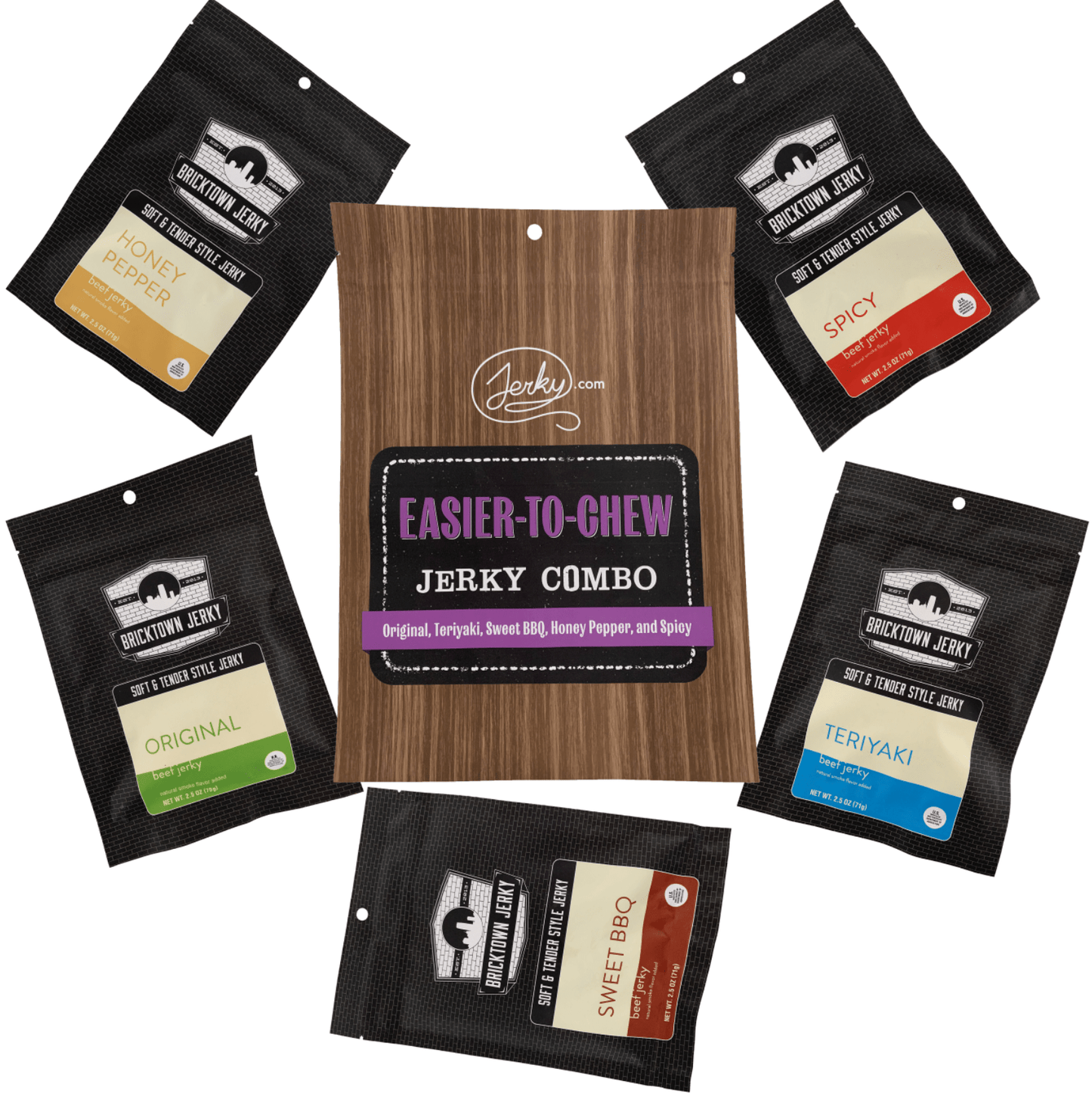 Easier-to-Chew Jerky Combo by Jerky.com