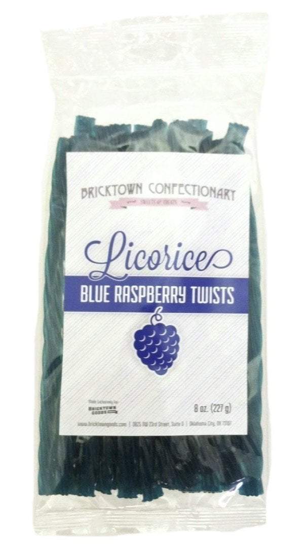 Old Fashioned Licorice Twists - Blue Raspberry by Bricktown Confectionary