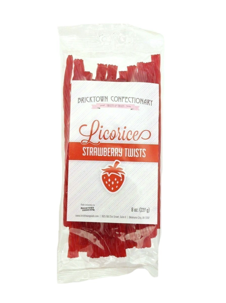 Old Fashioned Licorice Twists - Strawberry by Bricktown Confectionary