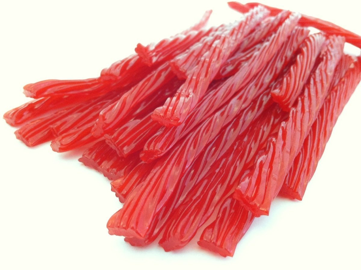 Strawberry Licorice Twists - Old Fashioned Licorice Candy – Jerky.com