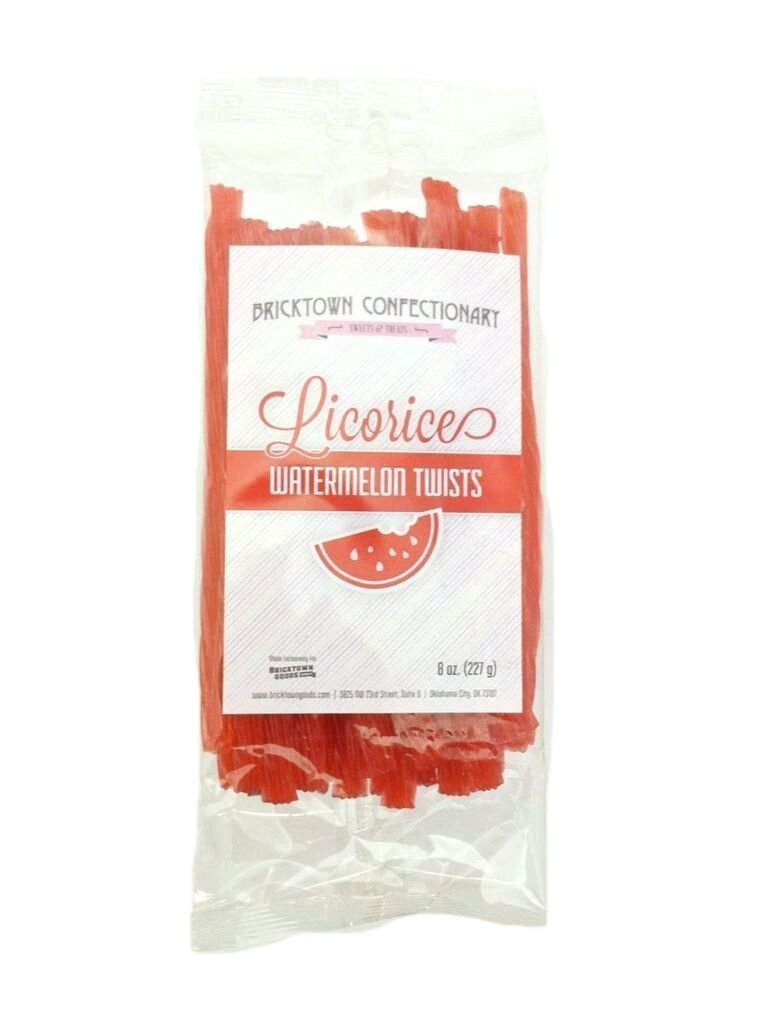Old Fashioned Licorice Twists - Watermelon by Bricktown Confectionary
