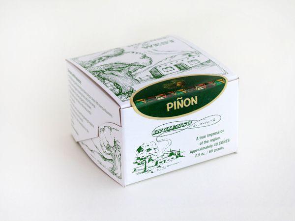 Incienso De Santa Fe Fir Balsam Natural Wood Incense Bricks – 40 Count, Made In USA, No Holder Needed